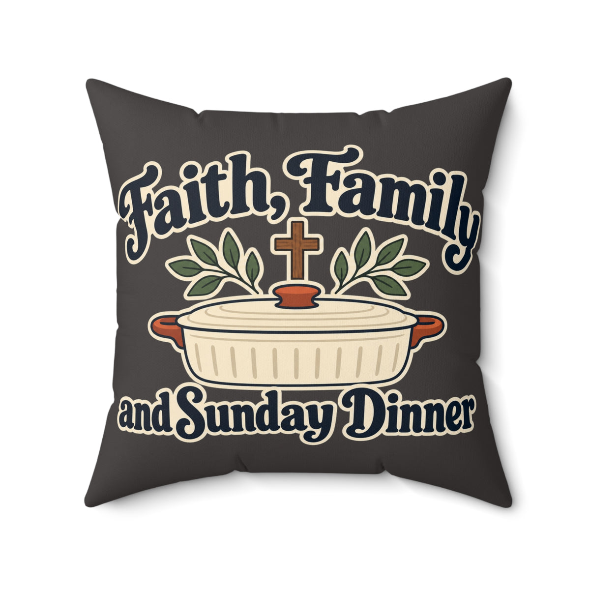 Spun Polyester Square Pillow
