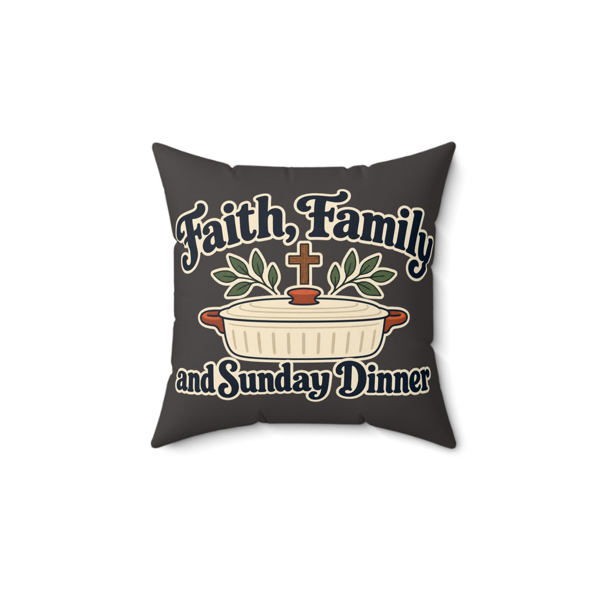 Spun Polyester Square Pillow