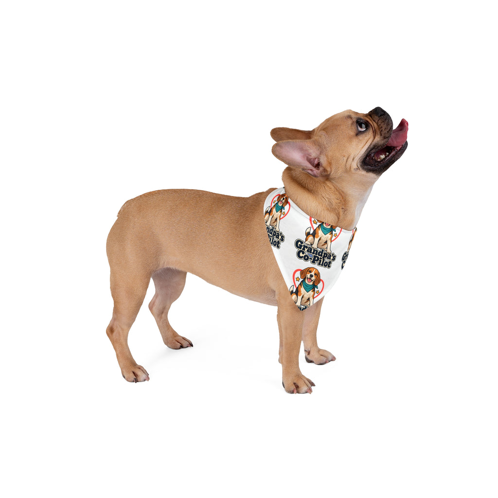 Grandpa’s Co-Pilot Dog Pet Bandana