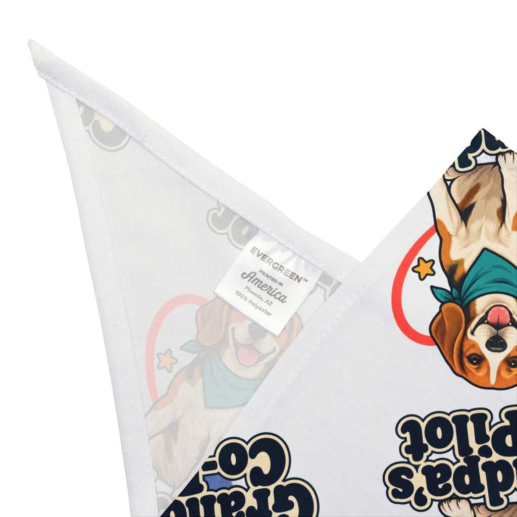 Grandpa’s Co-Pilot Dog Pet Bandana