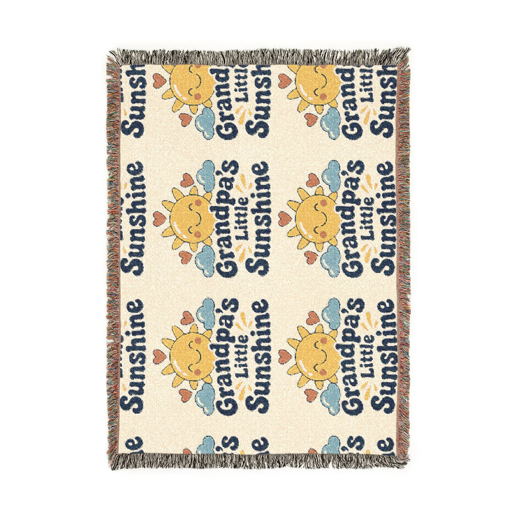 Grandpa’s Little Sunshine Woven Blanket